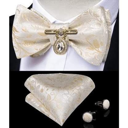 Luxury Pink Solid Men Bow Tie Silk Business Wedding Elegant Bowtie For Men Unique Desing For Every Occasion