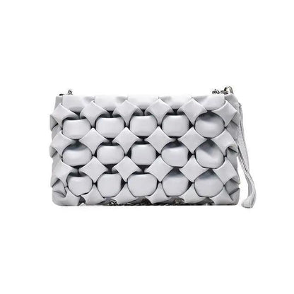 Luxury Purses Handbags Clutches And Shoulder Bags For Women And Girls Designer Leather Crossbody Metal Chain Bag