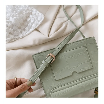 Luxury Snow White Crossbody Bags For Women And Girls Small PU Leather Handbag - Ladies Designer Evening Bags