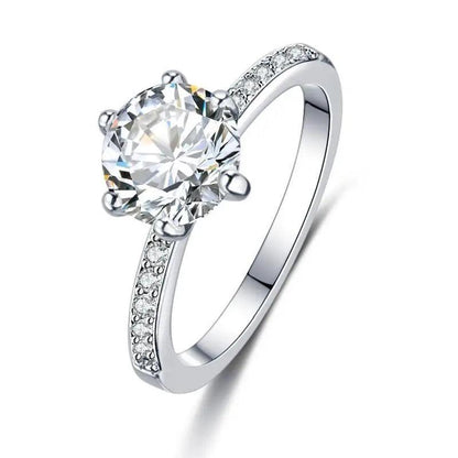 Luxury Style Crystal Engagement Ring - Ring Trends For 2021 Fashion Elegant Women Jewelry Wedding Jewelry