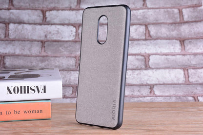 Luxury Textile Cloth Leather Skin Phone Case Cover For Xiaomi Redmi 5 5 Plus Luxury Textile Leather Skin Soft Hard Cover For Xiaomi Redmi 5 Plus Case Shockproof Durable Material Vintage New Design Leather Phone Case