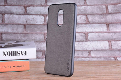 Luxury Textile Cloth Leather Skin Phone Case Cover For Xiaomi Redmi 5 5 Plus Luxury Textile Leather Skin Soft Hard Cover For Xiaomi Redmi 5 Plus Case Shockproof Durable Material Vintage New Design Leather Phone Case