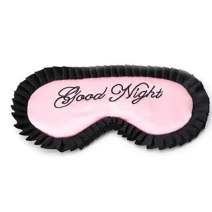 Luxury Women Silk Sleep Eye Mask Soft Ladies Ultra Lightweight Adjustable Strap Eye Mask Night Blindfold