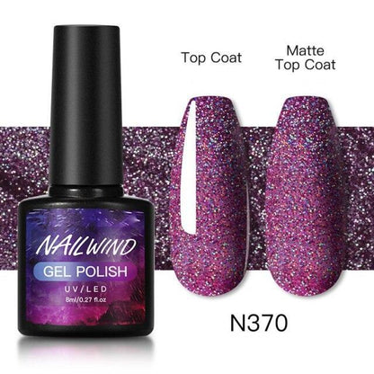 Luxury Womens Colorful Gel Nail Polish 8ml Semi Permanent UV/LED Glossy Effect Popular Design For Women and Girls in Fashion Style