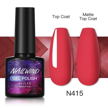 Luxury Womens Colorful Gel Nail Polish 8ml Semi Permanent UV/LED Glossy Effect Popular Design For Women and Girls in Fashion Style