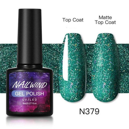 Luxury Womens Colorful Gel Nail Polish 8ml Semi Permanent UV/LED Glossy Effect Popular Design For Women and Girls in Fashion Style