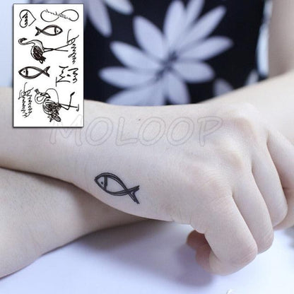 Luxury Womens Different Temporary Waterproof Tattoo Sticker Feather Dandelion Tattoos For Makeup Party