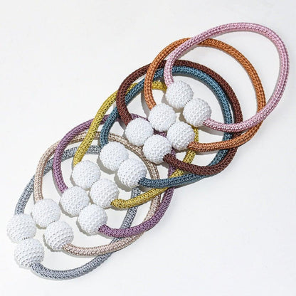 Magnets Curtains Clamps Curtain Holder Pompom Tieback Magnetic Clips Hanging Balls Tie Back Home Decoration Accessories Magnetic Curtain Tiebacks European Style Decorative Curtain Drape Tie With Strong Magnetic For Home And Office Decoration