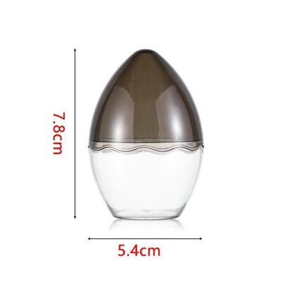 Makeup Sponge Case Capsule Shaped Box Container Makeup Drying Holder Easy Sponge Display Storage Cosmetic Puff Holder Egg Shape Box