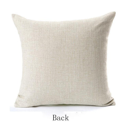 Male Lion Printing Linen Pillow Cover Lion Leo King Square Cushion Covers For Home Sofa Bed Chair Decoration