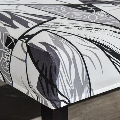 Marble Printed Stretch Chair Cover For Dining Room Office Banquet Chair Protector Elastic Material Armchair Cover  Chair Cover Chair Slipcover Marble Background Texture Parson Chair
