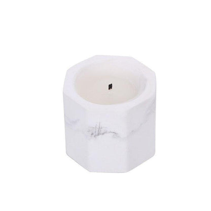 Marbled Plaster Scented Soy Candles Candlestick Aromatherapy For Party Gifts Marbled Plaster Scented Soy Candles Candlestick Aromatherapy Stress Relief Candles For Birthday Wedding Decoration Christmas Handmade
