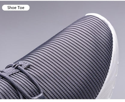 Men Blue Running Shoes Lightweight Breathable Mesh Soft Women Outdoor Sneakers Slip On Outdoor Jogging Walking Tennis Sport Shoes Fashion Sneakers For Workout
