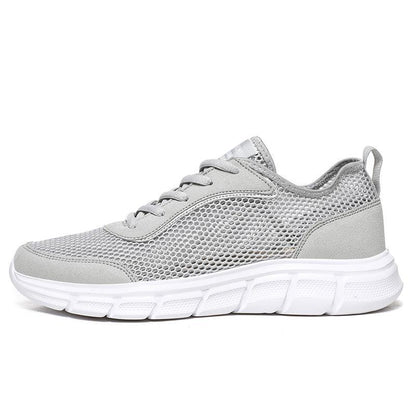 Men Casual Black Sneakers Fashion Light Breathable Summer Outdoor Beach Mesh Gym Running Sneakers Men Breathable Mesh Ultra Comfortable Athletic Fashion Jogging Sneaker