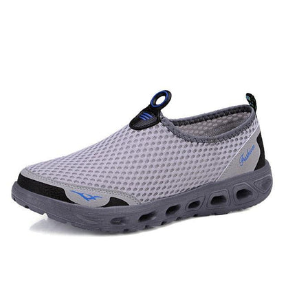 Men Casual Shoes Sneakers Light Breathable Summer Walking Beach Mesh Shoes Comfortable Mesh Work Shoes Athletic Slip On Walking Shoes For Men
