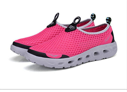 Men Casual Shoes Sneakers Light Breathable Summer Walking Beach Mesh Shoes Comfortable Mesh Work Shoes Athletic Slip On Walking Shoes For Men