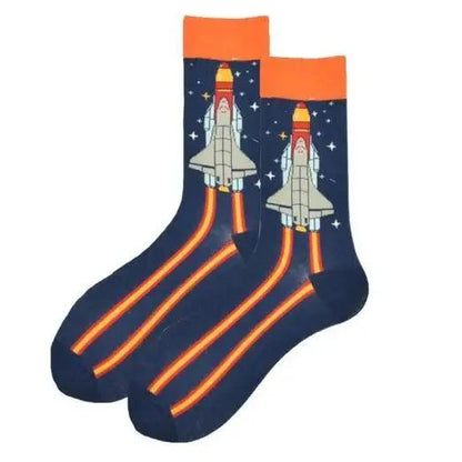 Men Cotton Socks Gradient Color Summer Style Long Wedding Sock Men  Knee High Business Socks Man Socks Men's Ladies Novelty Bright Colorful Patterned Cotton Socks
