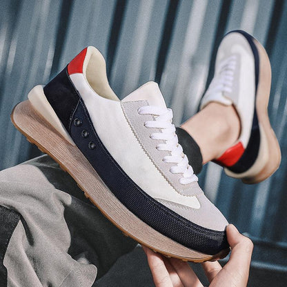 Men Fashion Platform Sneakers Outdoor Non-slip Breathable Shoes New Trend Wild Casual Comfortable Shoes Fashion Sneakers Breathable Comfort Walking Shoes For Mens
