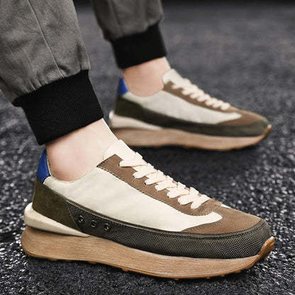 Men Fashion Platform Sneakers Outdoor Non-slip Breathable Shoes New Trend Wild Casual Comfortable Shoes Fashion Sneakers Breathable Comfort Walking Shoes For Mens