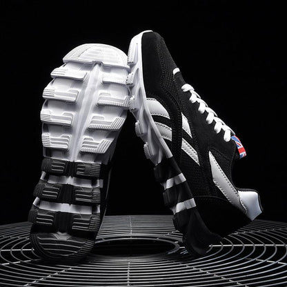 Men Running Spring Black Sneakers High Quality Outdoor Light Breathable Sport Athletic Men Sneakers Tennis Modern Shoes For Workout Walking Outdoor Sport
