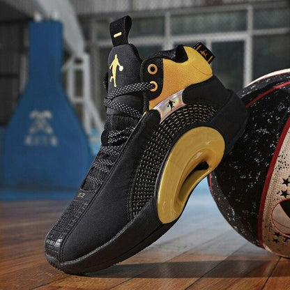 Men's Casual Breathable Comfortable Cushioned Soft Professional Sports Basketball Shoes Outdoor Street Sports Shoes Lightning Professional Anti Slip Sports Shoes For Running Walking