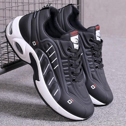 Men's  Leather Autumn Shoes Casual Sneakers Tennis Fashion White Trainers Sneakers Casual Leather Fashion Sneakers Breathable Sports Running Sneakers
