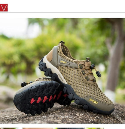 Men's Non-Slip Hiking Climbing Water Sports Shoes Beach Barefoot Surfing Shoes Outdoor River Upstream Quick Dry Barefoot Beach Sneakers Swim Boating Fishing Yoga Gym