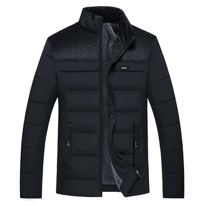 Men's Warm Winter Jacket Men's Casual Jacket Spring Autumn Fashion Jacket Comfortable Warm Thick Padded Jacket For Men Outdoor Adventure Jacket