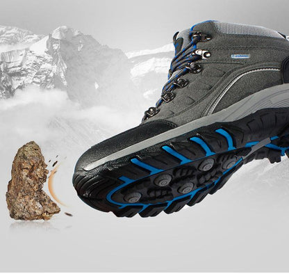 Men's Women's New Outdoor Climbing Hiking Sports Shoes Comfortable Breathable Wear-Resistant Men's Soft Casual Shoes Outdoor Walking Lace Up Anti-Slip Comfortable Ankle Booties