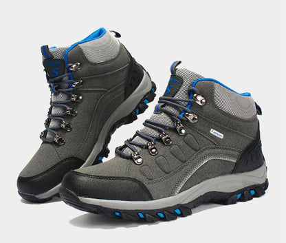 Men's Women's New Outdoor Climbing Hiking Sports Shoes Comfortable Breathable Wear-Resistant Men's Soft Casual Shoes Outdoor Walking Lace Up Anti-Slip Comfortable Ankle Booties