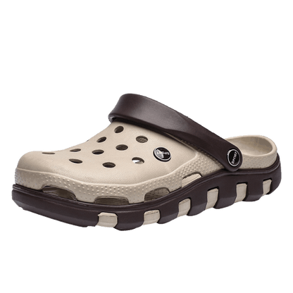 Men Sandals Autumn Hole Shoes Rubber Clogs Women Unisex Garden Shoes White Beach Flat Sandals Slippers Womens Mens Non Slip Clogs For Indoor And Outdoor Garden Clogs Shoes
