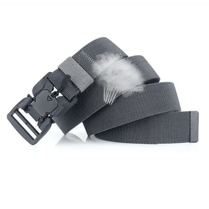 Men Tactical Quick Release Magnetic Buckle Belt Classic Soft Nylon Sports Duty Work Belts