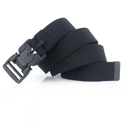 Men Tactical Quick Release Magnetic Buckle Belt Classic Soft Nylon Sports Duty Work Belts