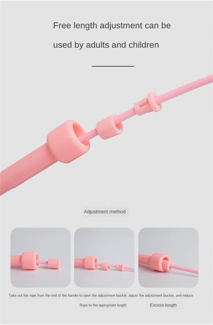 Mens And Womens Fitness Rope Skipping Childrens School Color Skipping Rapid Jump Rope Adjustable PVC Jump Rope For Cardio Fitness Versatile Jump Rope For Both Kids And Adults Women Men