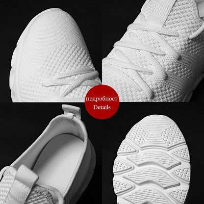 Mens Black Sneakers Casual Summer High Quality Mesh Sneakers Lightweight Breathable Mesh Sneakers Fashion Tennis Breathable Walking Gym Work Sneakers
