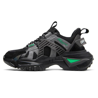 Mens Strong Casual Fashion Chunky Sneakers Height Increasing Spring Thick Sole Footwear Fashion High Quality Sneakers Slip on Walking Shoes High Top Casual Shoes For Men