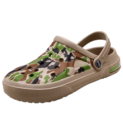 Mens Womens Sandals Hole Shoes Rubber Clogs Couple Garden Shoes Color Printing Air Cushion Beach Sandals Unisex Garden Clogs Lightweight Slip On Women Men Beach Sandals Water Shoes