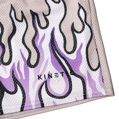 Mesh Breathable Men Shorts GYM Basketball Running Quick-Drying Shorts Baggy Flame Print Fashion Shorts Summer Shorts Basketball Running Quick-Drying Shorts Baggy Flame Print Shorts Summer Shorts