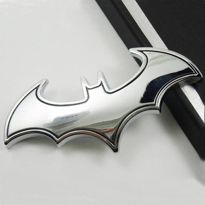 Metal 3D Bat Stickers Fan Emblems Batman 3D Car Badge Auto Car Logo Cartoon Bat Sticker Metal Badge Emblem Tail Decal Motorcycle Car Accessories  Metal Bat Car Emblem Logo Stickers Decal Decorations Bat Action Figures Auto Accessories