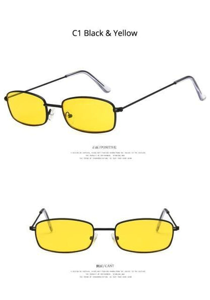 Metal Frame New Square Shape Sunglasses For Women & Men New  Decent & Elegant Lens Mirror New Popular Shades For Ladies Sun Glasses