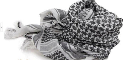 Military Shemagh Army Desert Keffiyeh Arab Scarf Shawl Neck Cover Head Wrap Scarf Military Shemagh Tactical Desert Keffiyeh Head Neck Scarf Arab Wrap with Tassel Head Neck Wrap Shawl Motorcycle Hiking Paintball Face Mask