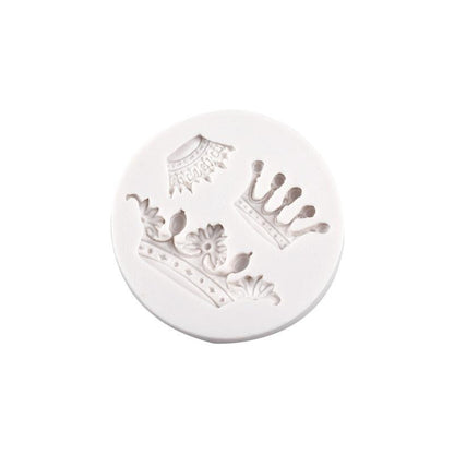 Mini Crown Silicone Mold Creative Cake Decoration Tool Practical Cake Mold Chocolate Mold Baking Tool Accessories Cake Tool Crown Fondant Silicone Molds Chocolate Candy Cake Decorating Tools Cake Supplies