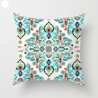 Mint Green Cushion Cover Pillowslip Home Supplies Decorative Fresh Mint Green Gray Watercolour Stripes Generic Solid Decorative Bedroom Pillow Cases Covers Pillow Case Simple Living Room