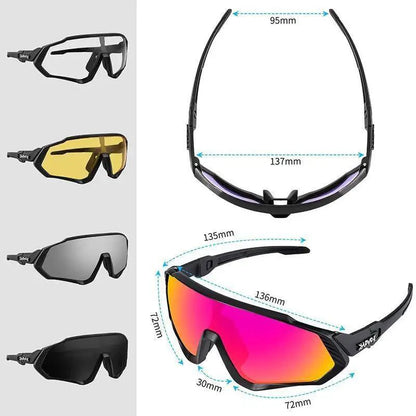 Modern Black Bike Glasses Sports Running Eyewear Fishing Polarized Glasses For Men And Women Cool Unisex Cycling UV400 Glasses For Running