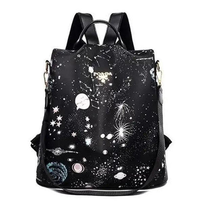 Modern Elegant  Waterproof Women's Backpack Fashionable Anti-theft Women Backpacks Nice Print School Bag High Quality Large Capacity Backpack