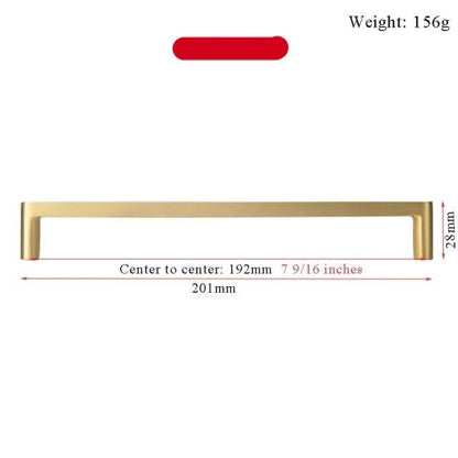 Modern Gold Knob Pure Copper Kitchen Cabinet Handles Cupboard Door Pulls Drawer Knobs Brass Furniture Handle Hardware Drawer Pulls Cupboard Knob For Kitchen Furniture Hardware