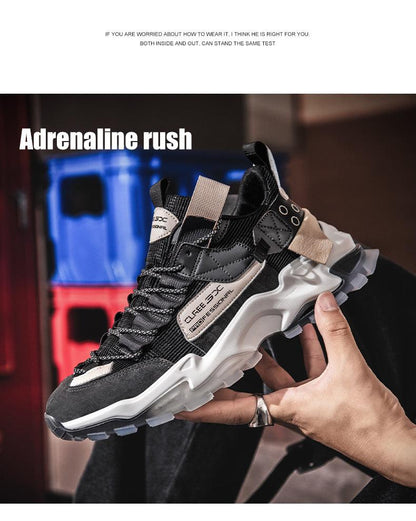 Modern High Quality Men's Casual Shoes Breathable Lightweight Lace-Up Outdoor Sports And Leisure Walking Non Slip Breathable Running Casual Sports Workout Basketball Sneakers