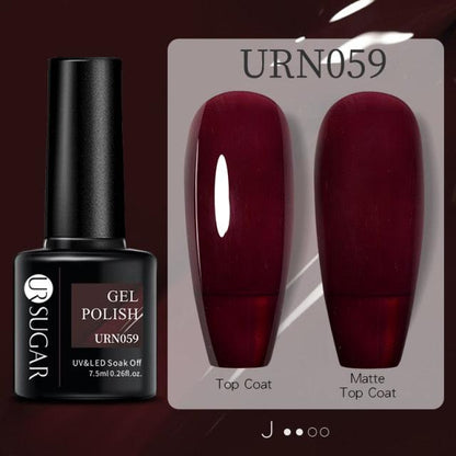Modern Luxury Autumn Winter Womens Gel Polish Glossy Matte Diamond Effect Long Lasting Nail Art Sequins Design