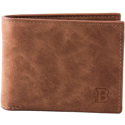 Modern New High Quality Wallet For Men Fashion Mini Men's Luxury Business Wallet Card Holder Man Purse Coin Bag Slim Wallet For Men PU Leather Wallet with 8 Slots Bifold Credit Card Holder Wallet