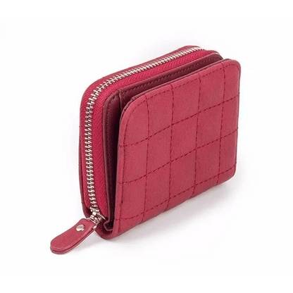 Modern PU Leather Card Holder Wallet Women Fashion Small Zipper Wallet Retro Mini Bags For Women